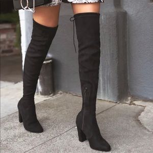 Over the knee boots